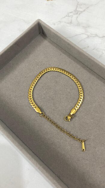 Cubic Linked Bracelet