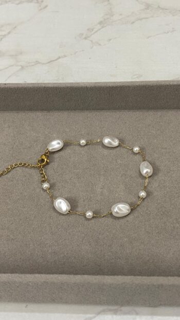 Dainty Duo Pearl Bracelet