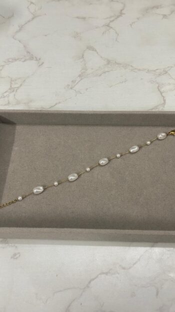 dainty pearl bracelet 760 Taaz Studio