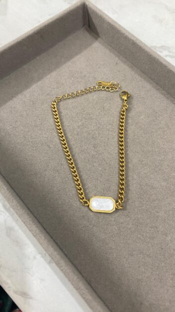 white centre bracelet 2 699 Taaz Studio