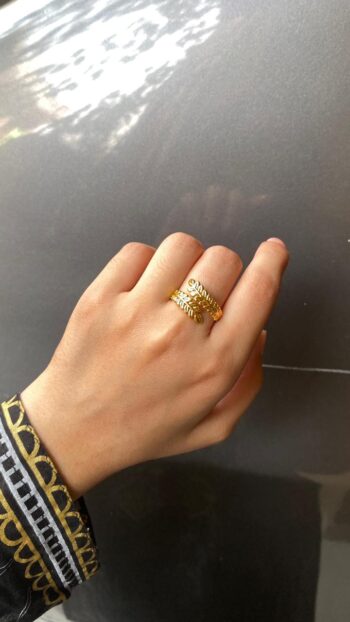 leafy ring 399 2 Taaz Studio